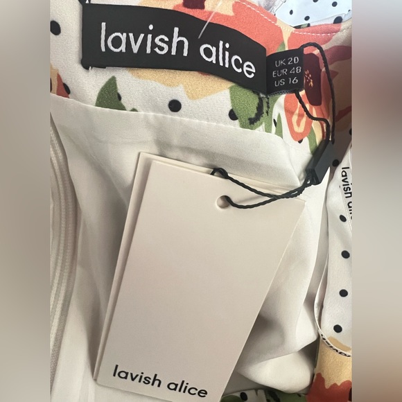 LAVISH ALICE FLORAL RUCHED MINI DRESS - Picture 6 of 7